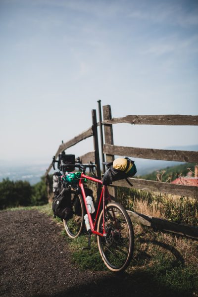 selling adventure - bicycle in a field