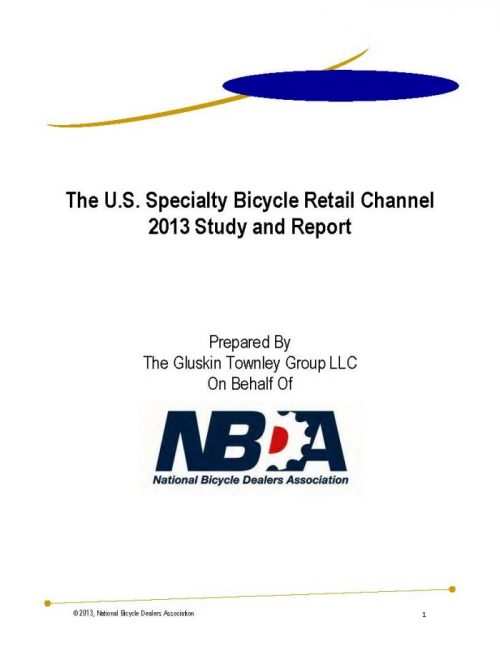 Specialty Bicycle Retail Study 2013